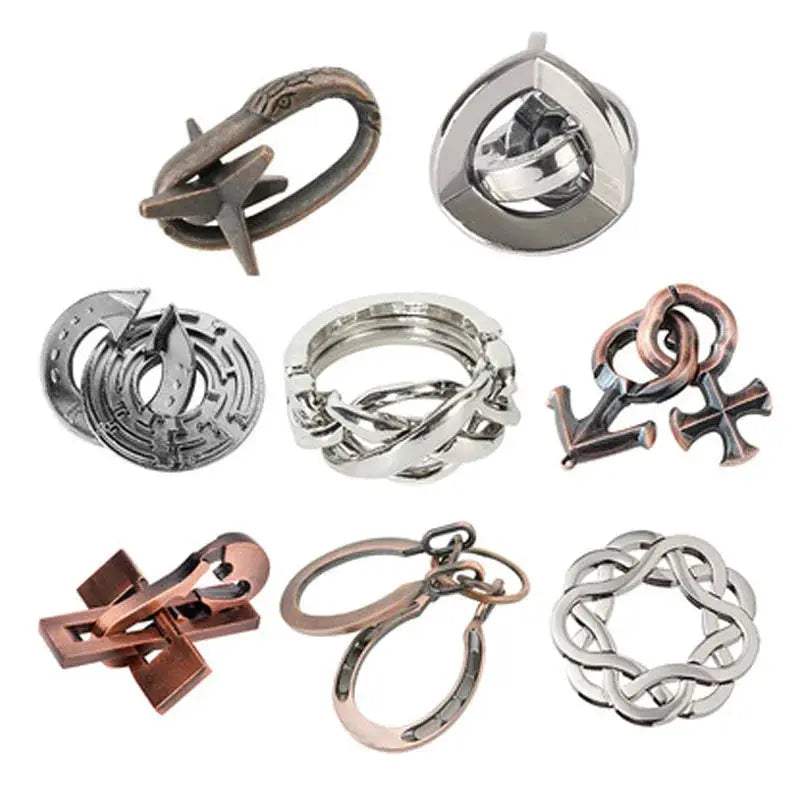  Metal 3D Puzzle Brain Teaser for All Ages Sturdy -  ToylandEU™
