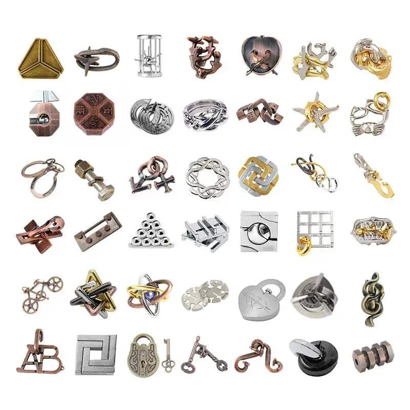  Metal 3D Puzzle Brain Teaser for All Ages Sturdy -  ToylandEU™