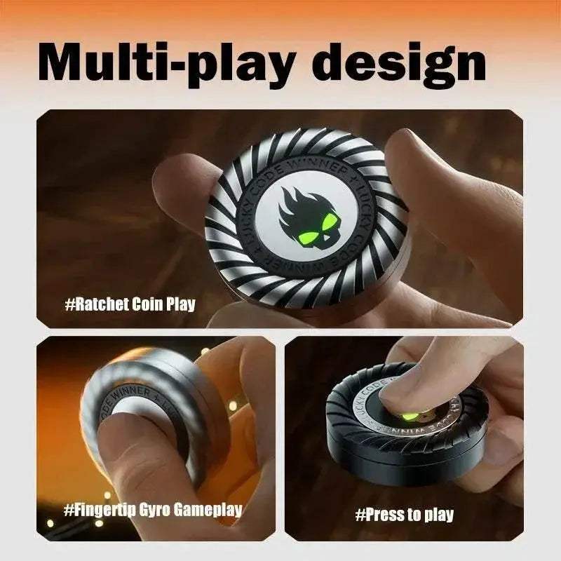 Sturdy Metal Fidget Spinner Ratchet Button Toyland EU -  ToylandEU™