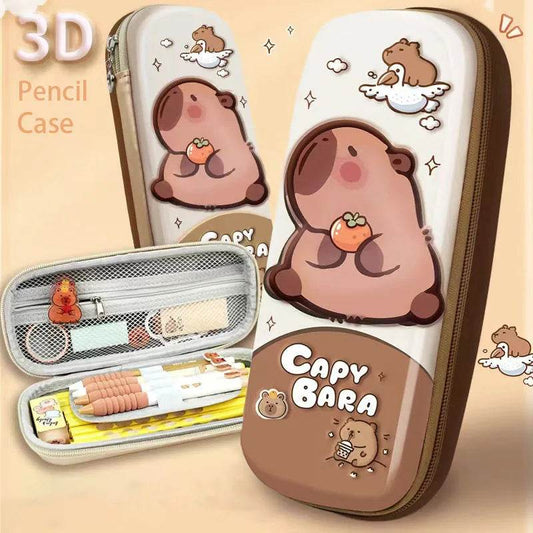 Sturdy Pencil Case Capybara Drop Resistant For Students - ToylandEU