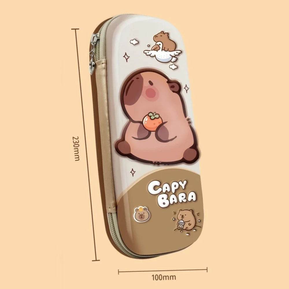Sturdy Pencil Case Capybara Drop Resistant For Students - ToylandEU