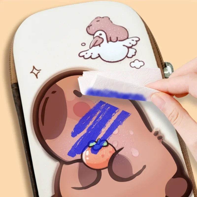 Sturdy Pencil Case Capybara Drop Resistant For Students - ToylandEU