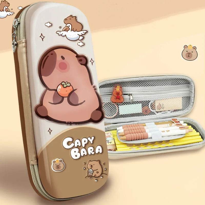Sturdy Pencil Case Capybara Drop Resistant For Students - ToylandEU