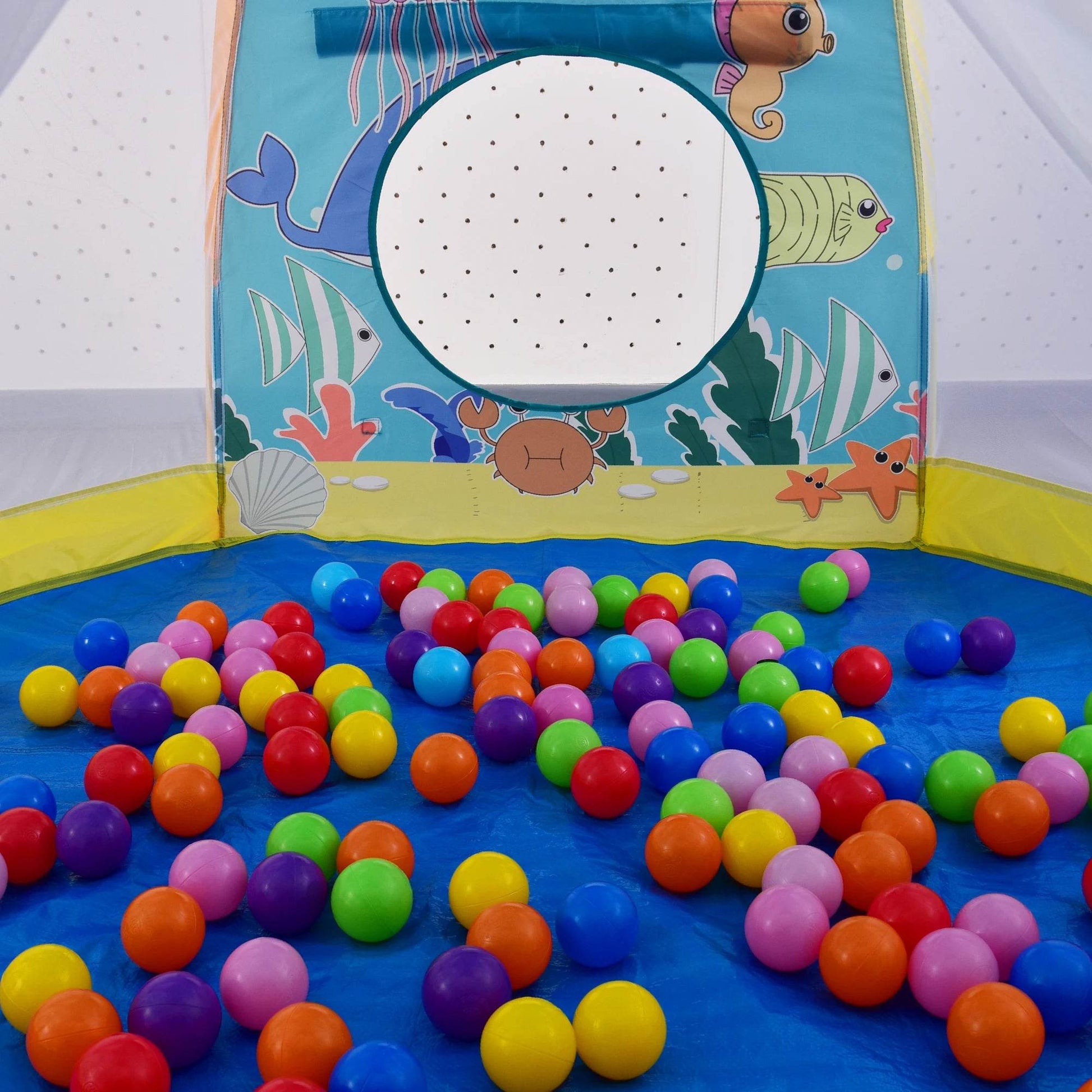 Sturdy Play Tent Hexagon With Mesh For Kids Indoor Outdoor - ToylandEU