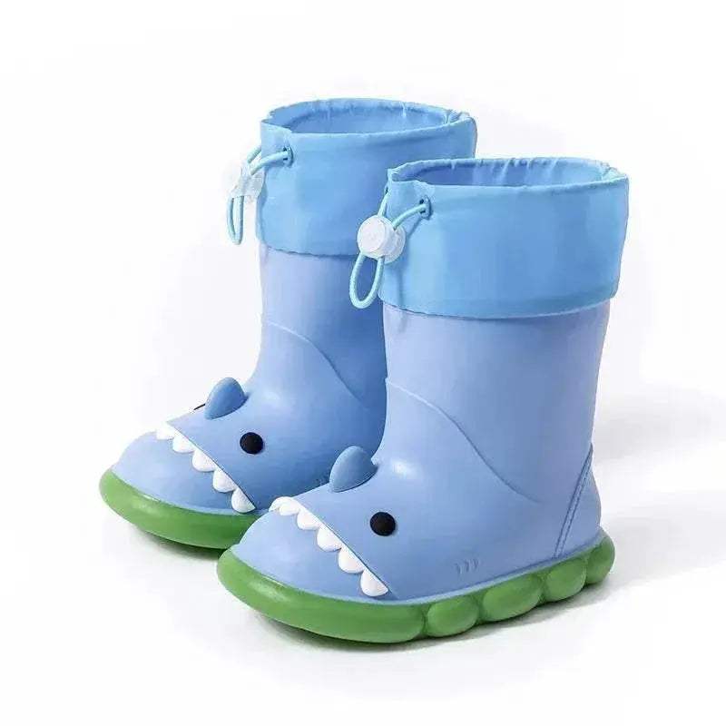  Sturdy Rain Boots AntiSlip 4to6Y Shark Print Toyland EU -  ToylandEU™