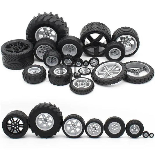  Sturdy Technic Wheel Hub Set 56mm DIY Bricks Toyland EU -  ToylandEU™