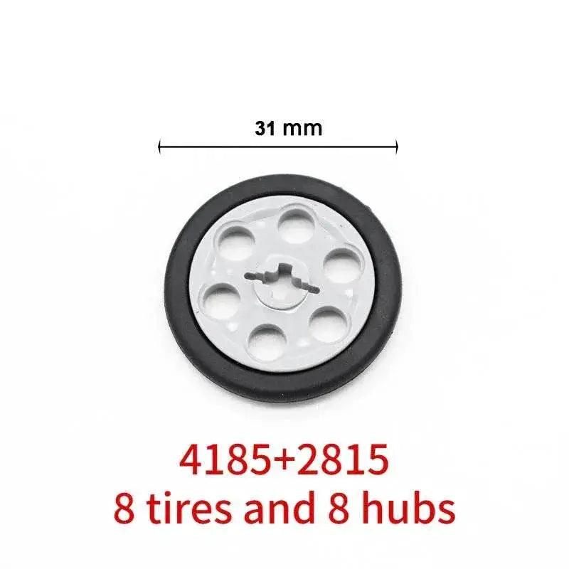  Sturdy Technic Wheel Hub Set 56mm DIY Bricks Toyland EU -  ToylandEU™