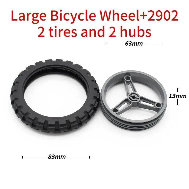 Sturdy Technic Wheel Hub Set 56mm DIY Bricks Toyland EU -  ToylandEU™