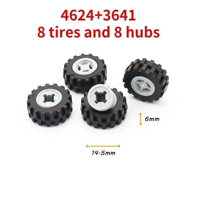  Sturdy Technic Wheel Hub Set 56mm DIY Bricks Toyland EU -  ToylandEU™