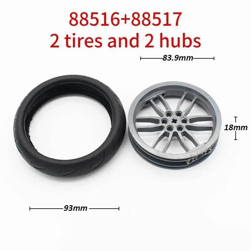  Sturdy Technic Wheel Hub Set 56mm DIY Bricks Toyland EU -  ToylandEU™