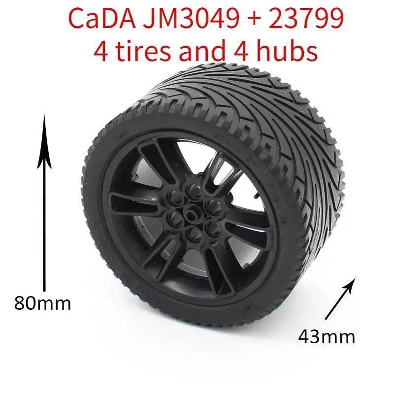  Sturdy Technic Wheel Hub Set 56mm DIY Bricks Toyland EU -  ToylandEU™