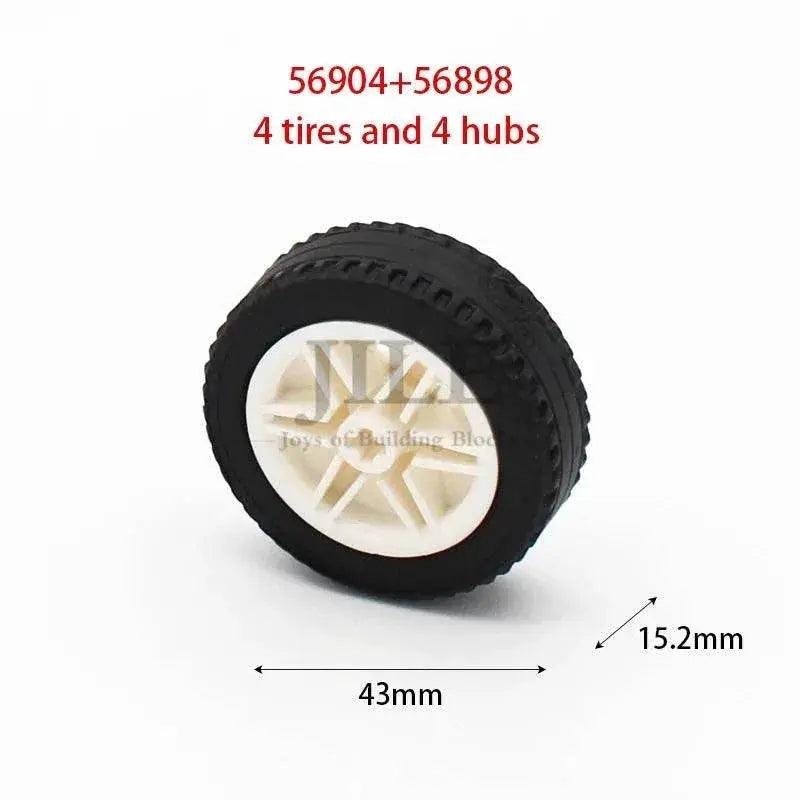  Sturdy Technic Wheel Hub Set 56mm DIY Bricks Toyland EU -  ToylandEU™