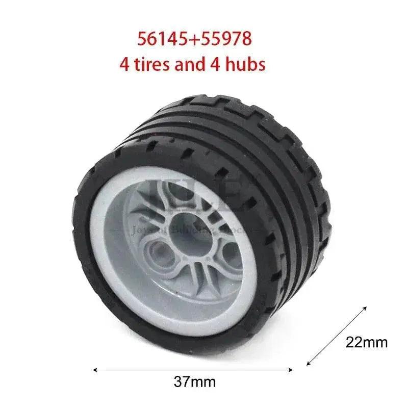  Sturdy Technic Wheel Hub Set 56mm DIY Bricks Toyland EU -  ToylandEU™