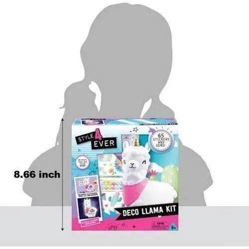 Glow In The Dark Llama Coin Bank Craft Kit Glitter - ToylandEU