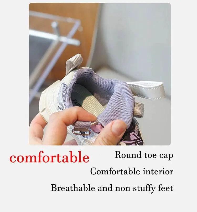  Stylish Breathable Sneakers for Kids - Non-slip Casual Walking Shoes with Animal Prints -  ToylandEU™