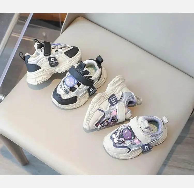  Stylish Breathable Sneakers for Kids - Non-slip Casual Walking Shoes with Animal Prints -  ToylandEU™