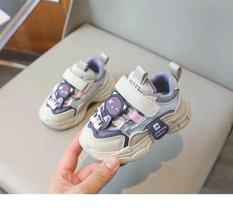  Stylish Breathable Sneakers for Kids - Non-slip Casual Walking Shoes with Animal Prints -  ToylandEU™