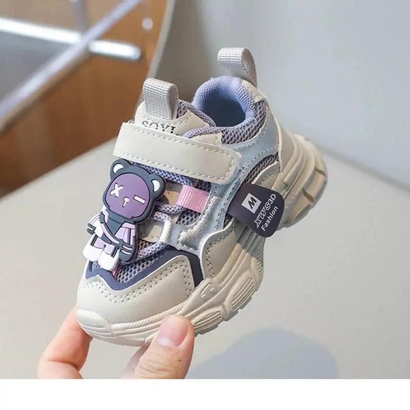  Stylish Breathable Sneakers for Kids - Non-slip Casual Walking Shoes with Animal Prints -  ToylandEU™