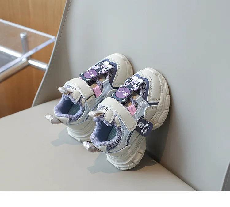 Stylish Breathable Sneakers for Kids - Non-slip Casual Walking Shoes with Animal Prints - ToylandEU
