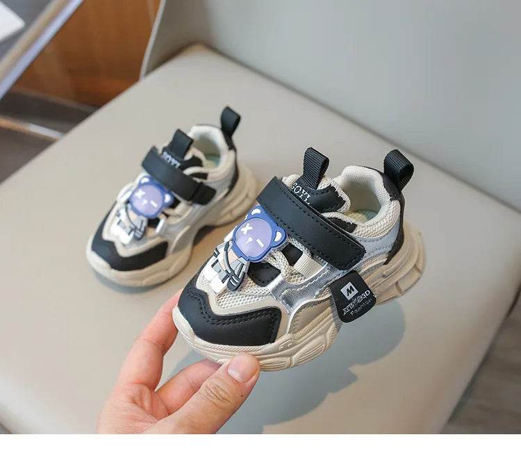 Stylish Breathable Sneakers for Kids - Non-slip Casual Walking Shoes with Animal Prints - ToylandEU