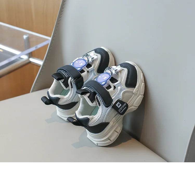 Stylish Breathable Sneakers for Kids - Non-slip Casual Walking Shoes with Animal Prints - ToylandEU