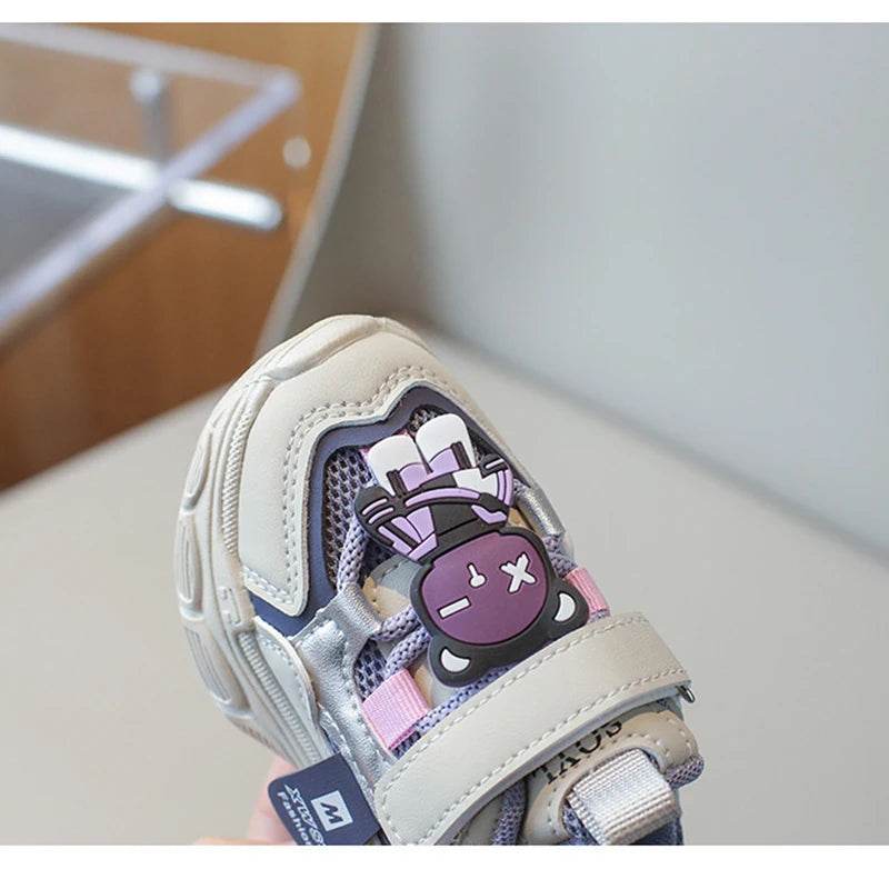 Stylish Breathable Sneakers for Kids - Non-slip Casual Walking Shoes with Animal Prints - ToylandEU