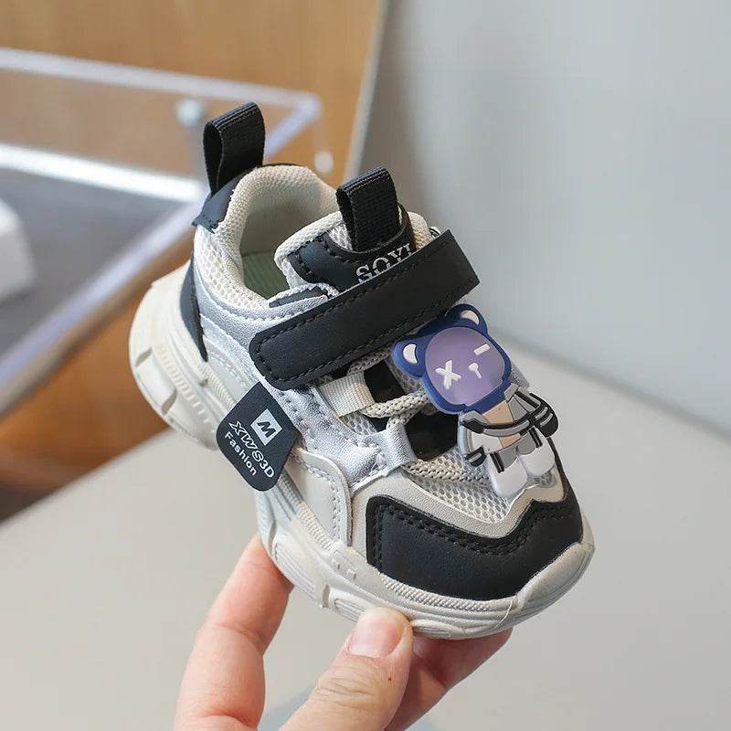 Stylish Breathable Sneakers for Kids - Non-slip Casual Walking Shoes with Animal Prints - ToylandEU