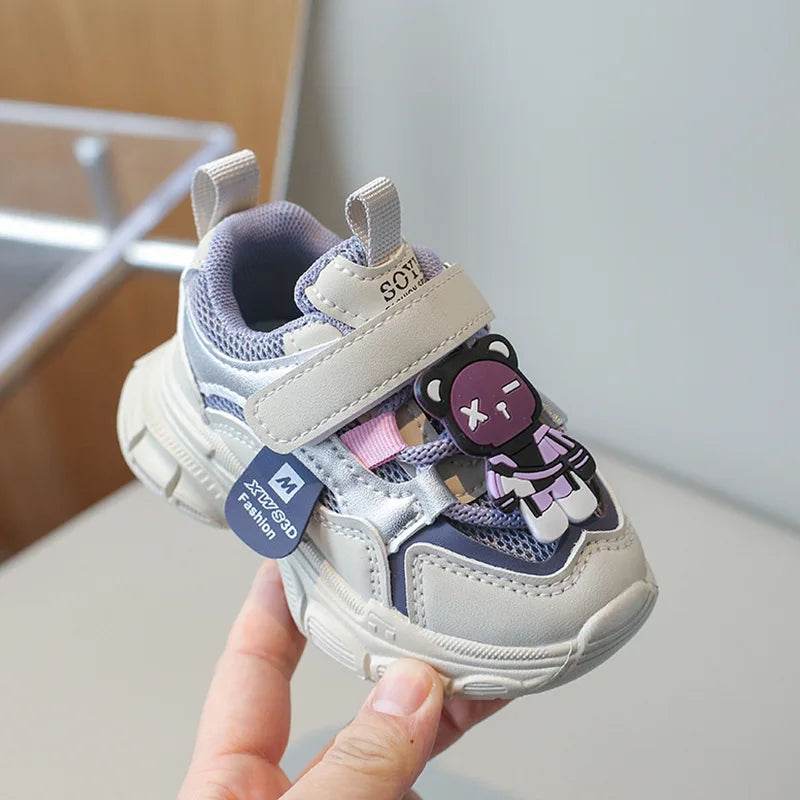 Stylish Breathable Sneakers for Kids - Non-slip Casual Walking Shoes with Animal Prints - ToylandEU