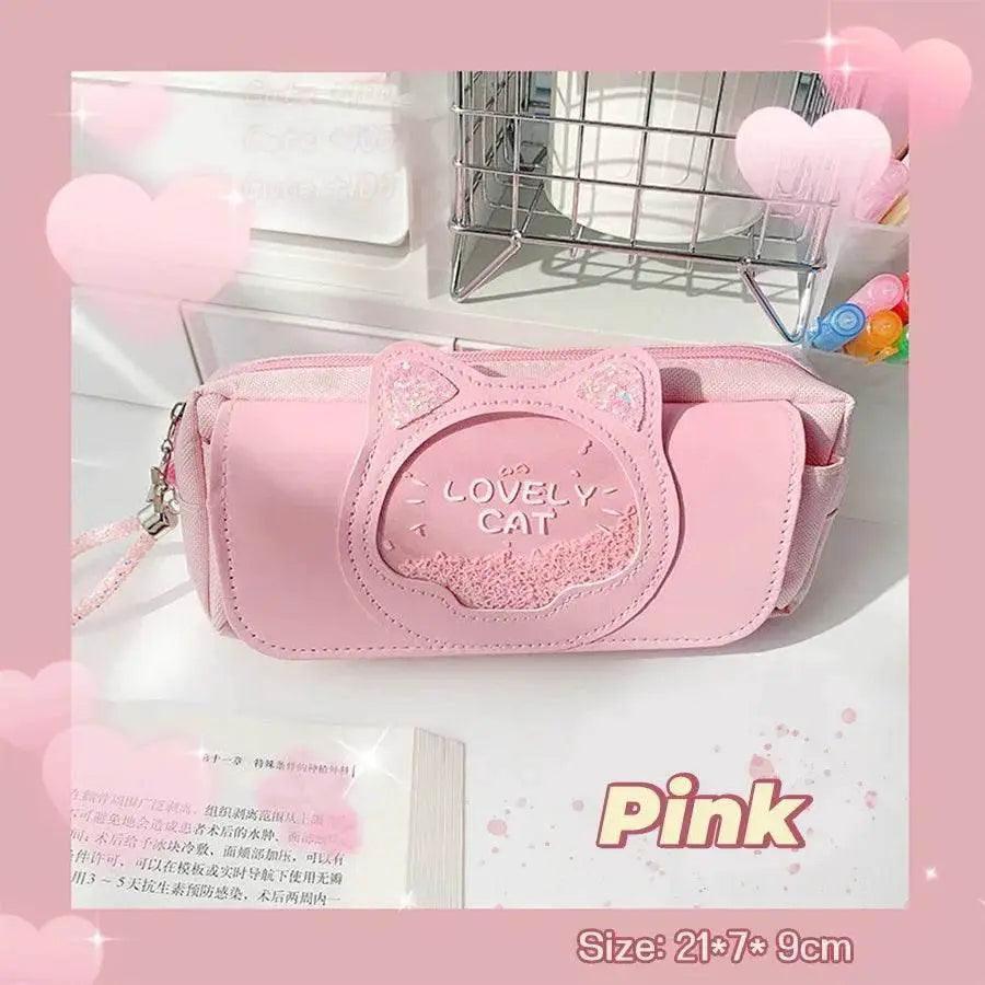  Stylish Cute Cat Pencil Case Large 21cm Toyland EU -  ToylandEU™