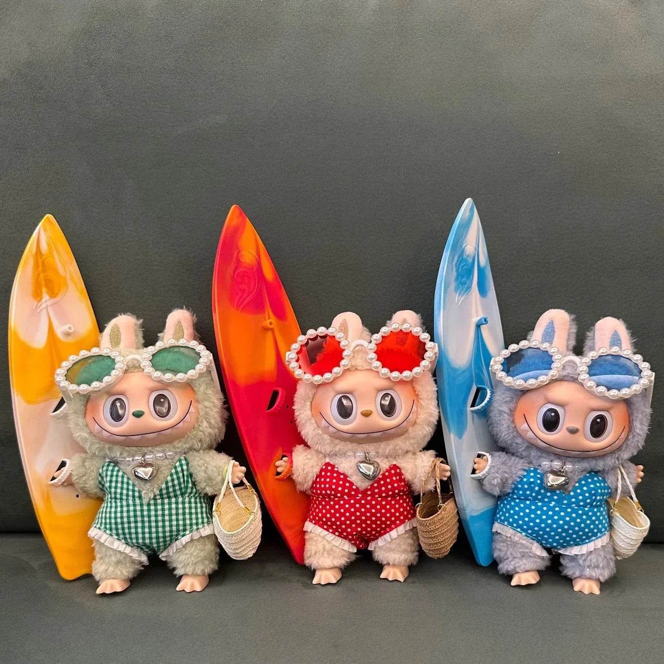 Stylish Doll Accessories Swimming Circle Set for 15 to 17cm Ropa Labubu Dolls Labubu - ToylandEU