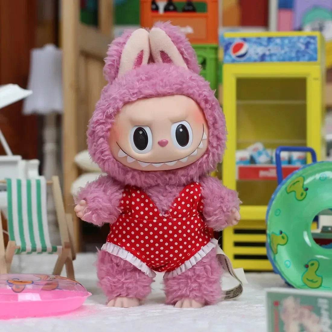 Stylish Doll Accessories Swimming Circle Set for 15 to 17cm Ropa Labubu Dolls Labubu - ToylandEU