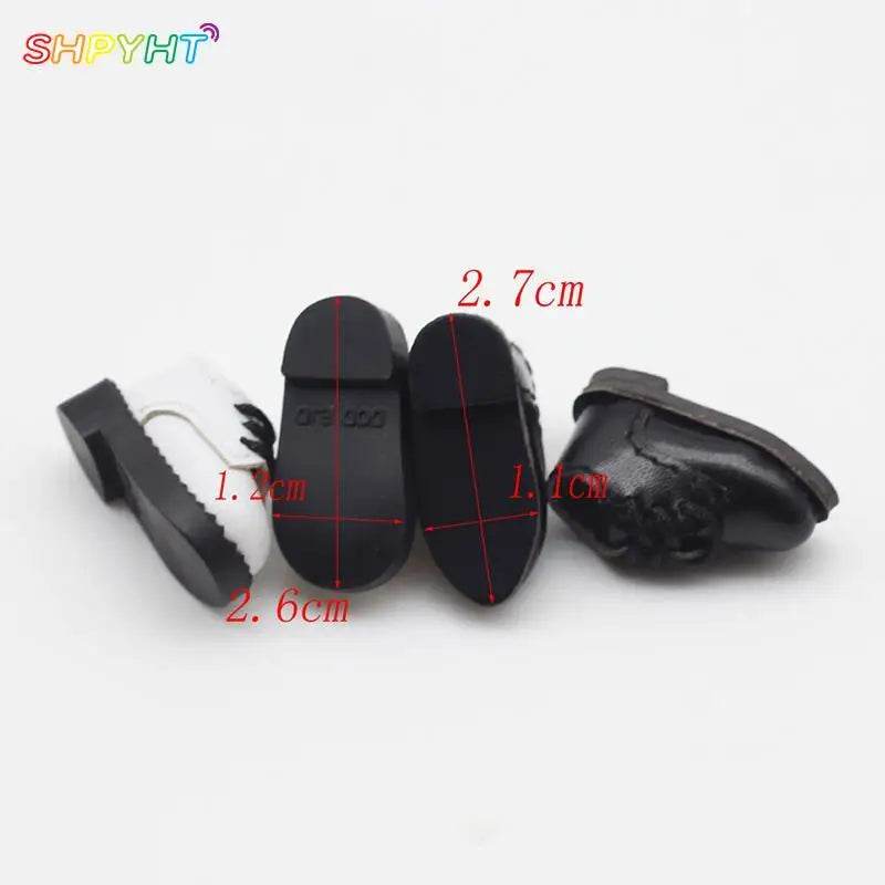 Stylish Handcrafted Faux Leather Shoes for 1/12 Scale BJD Dolls - ToylandEU