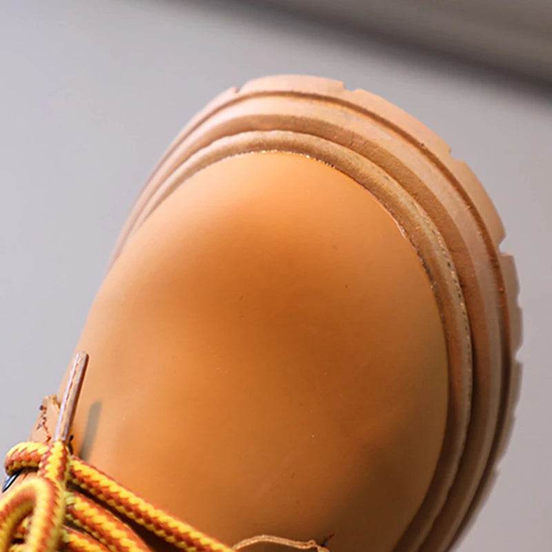 Stylish Kids Ankle Boots 2025 - Casual Little Yellow Winter Shoes for Boys and Girls - ToylandEU