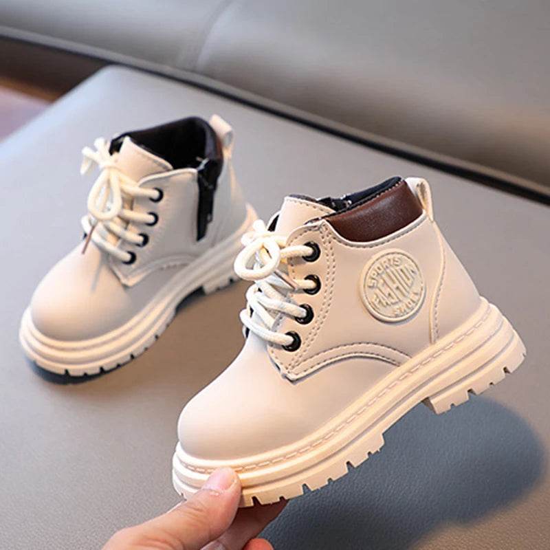 Stylish Kids Ankle Boots 2025 - Casual Little Yellow Winter Shoes for Boys and Girls - ToylandEU