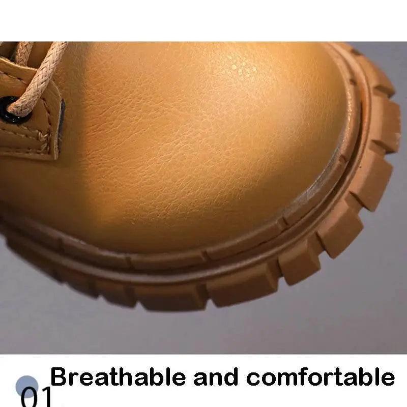  Stylish Kids Ankle Boots - Comfortable Leather Snow & Sports Shoes for Boys and Girls -  ToylandEU™