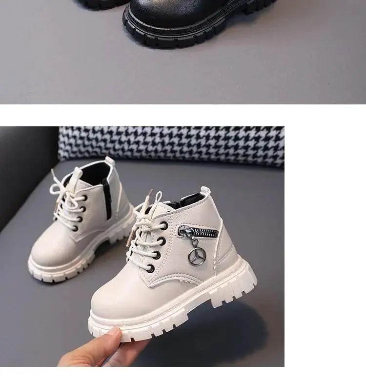  Stylish Kids Ankle Boots - Comfortable Leather Snow & Sports Shoes for Boys and Girls -  ToylandEU™
