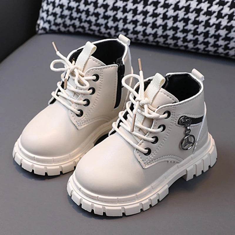 Stylish Kids Ankle Boots - Comfortable Leather Snow & Sports Shoes for Boys and Girls - ToylandEU