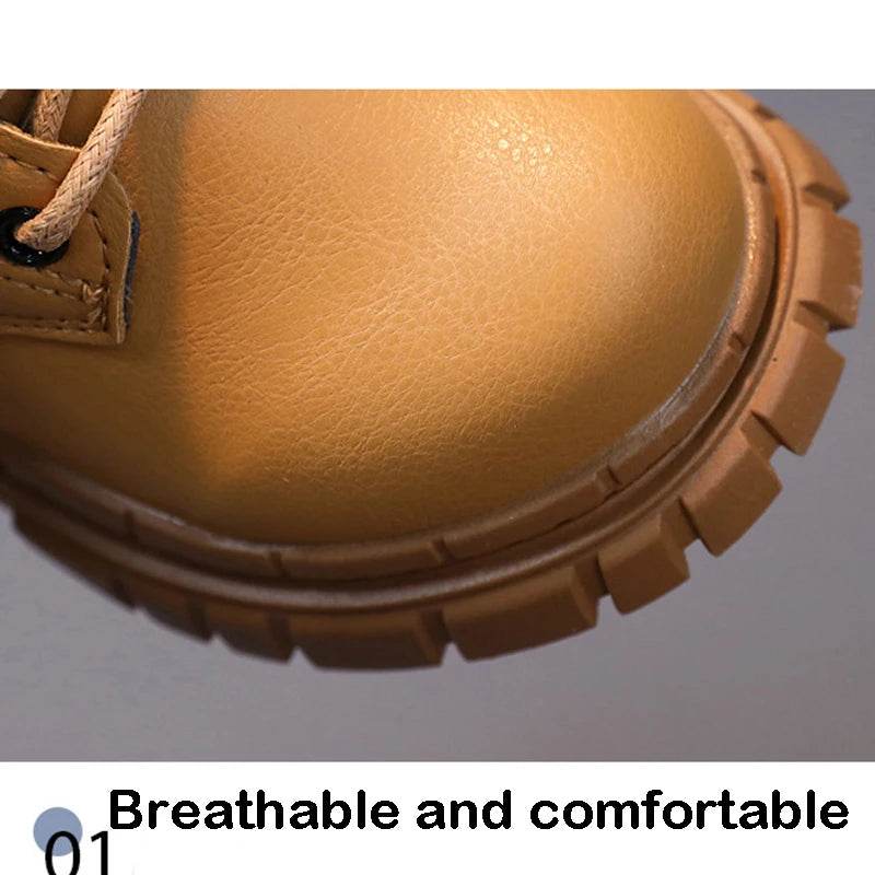 Stylish Kids Ankle Boots - Comfortable Leather Snow & Sports Shoes for Boys and Girls - ToylandEU