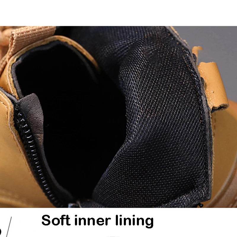 Stylish Kids Ankle Boots - Comfortable Leather Snow & Sports Shoes for Boys and Girls - ToylandEU