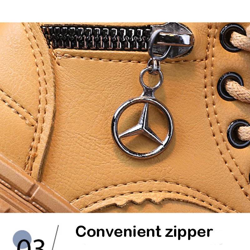 Stylish Kids Ankle Boots - Comfortable Leather Snow & Sports Shoes for Boys and Girls - ToylandEU