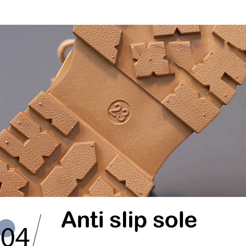 Stylish Kids Ankle Boots - Comfortable Leather Snow & Sports Shoes for Boys and Girls - ToylandEU