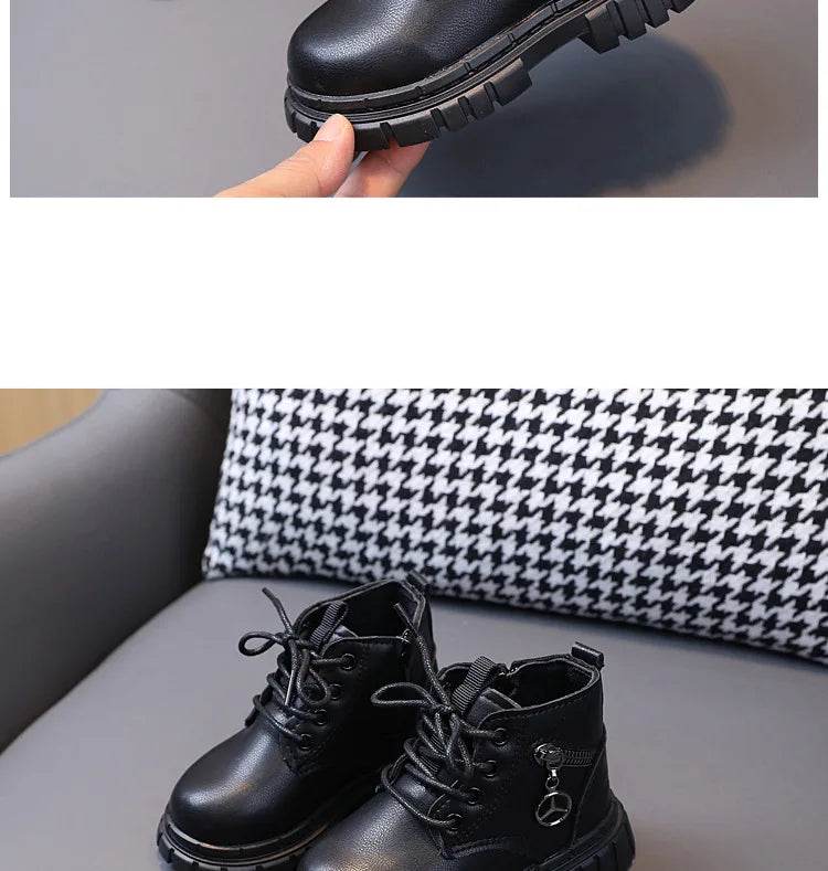 Stylish Kids Ankle Boots - Comfortable Leather Snow & Sports Shoes for Boys and Girls - ToylandEU