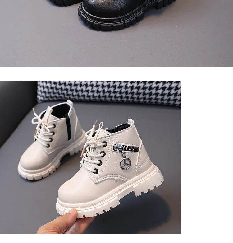 Stylish Kids Ankle Boots - Comfortable Leather Snow & Sports Shoes for Boys and Girls - ToylandEU