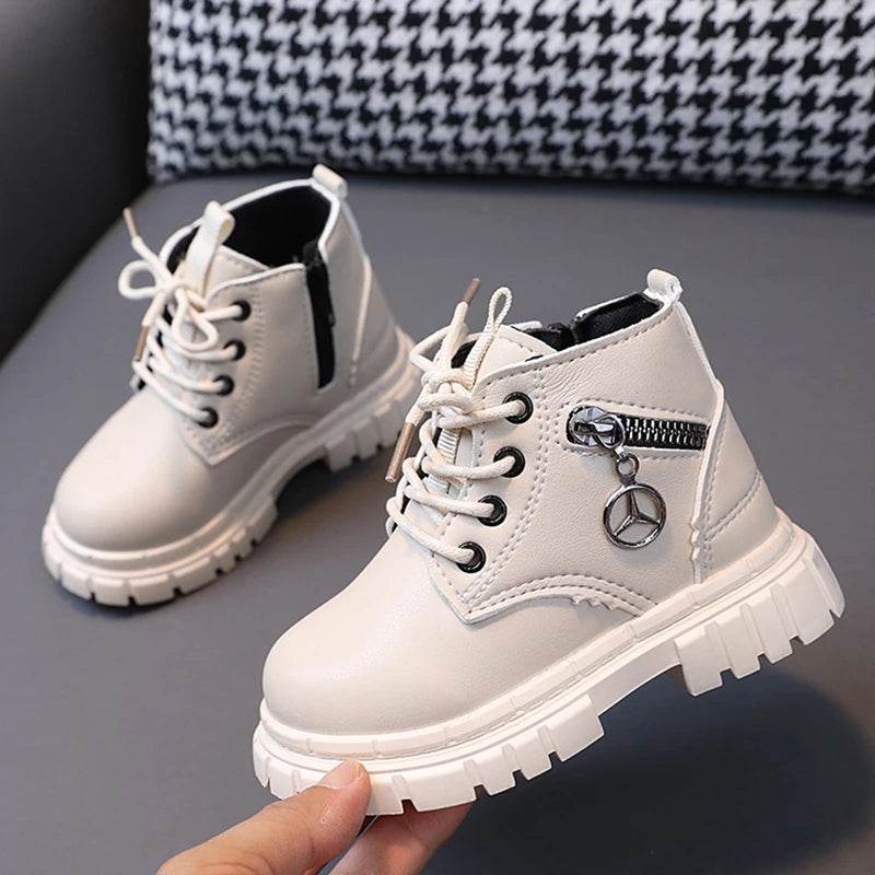 Stylish Kids Ankle Boots - Comfortable Leather Snow & Sports Shoes for Boys and Girls - ToylandEU