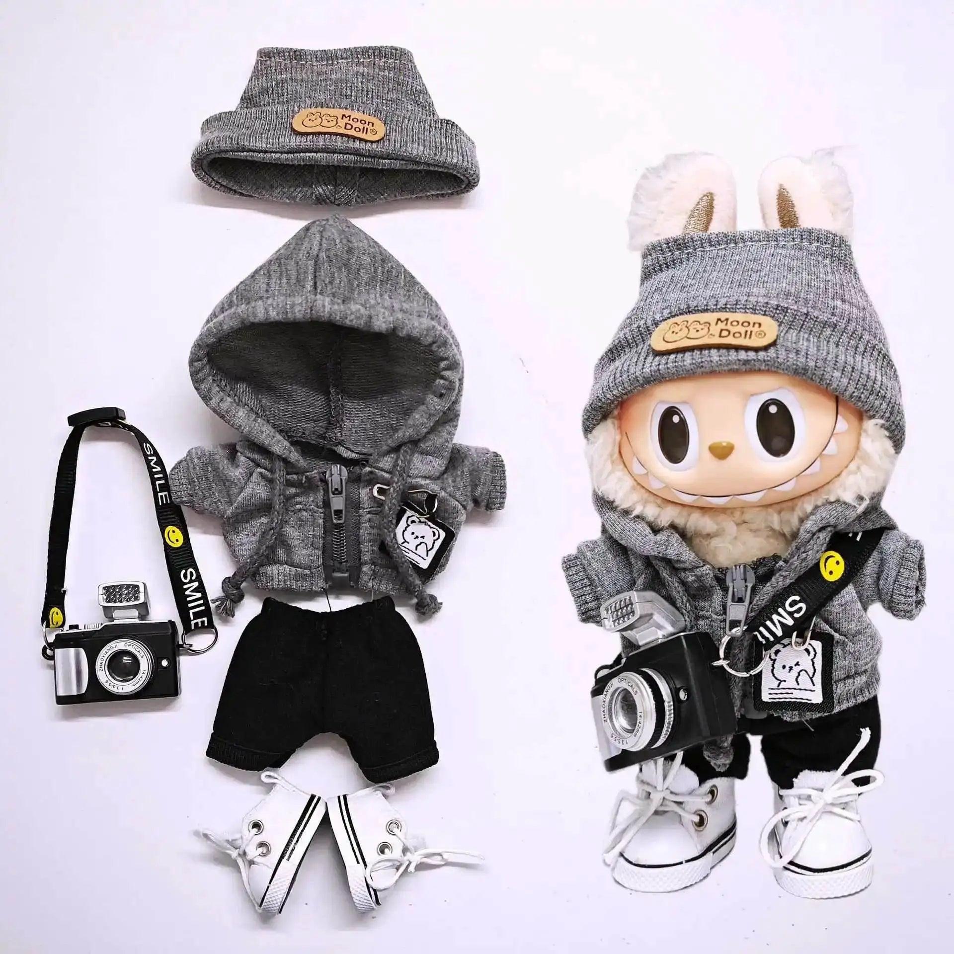  Stylish Labubu 15cm Plush Outfit Set Toyland EU -  ToylandEU™