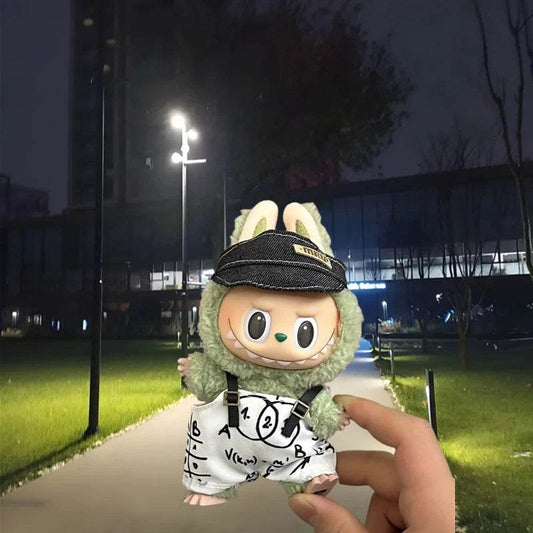 Стилен костюм на Labubu, корейски идол, суичър с качулка, за 15-17 см - ToylandEU