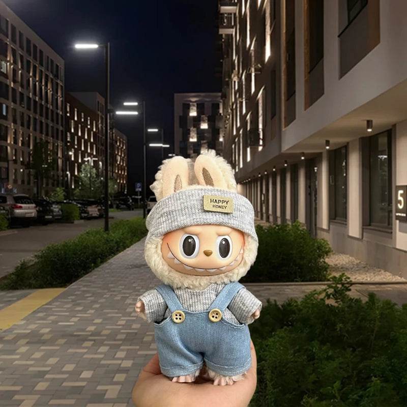 Stylish Labubu Outfit Korean Idol Hoodie Pants For 15 17cm - ToylandEU