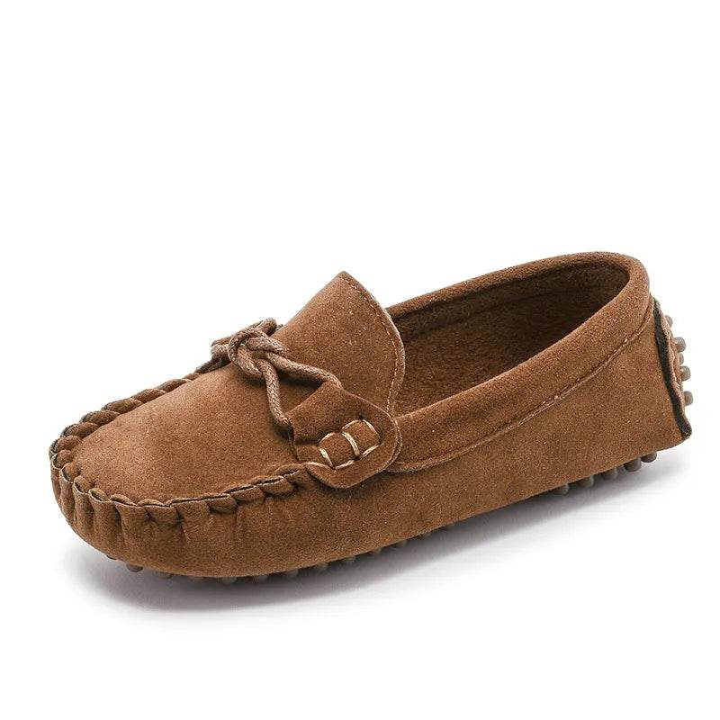 Stylish Leather Slip-On Loafers for Kids - Breathable & Comfortable - ToylandEU