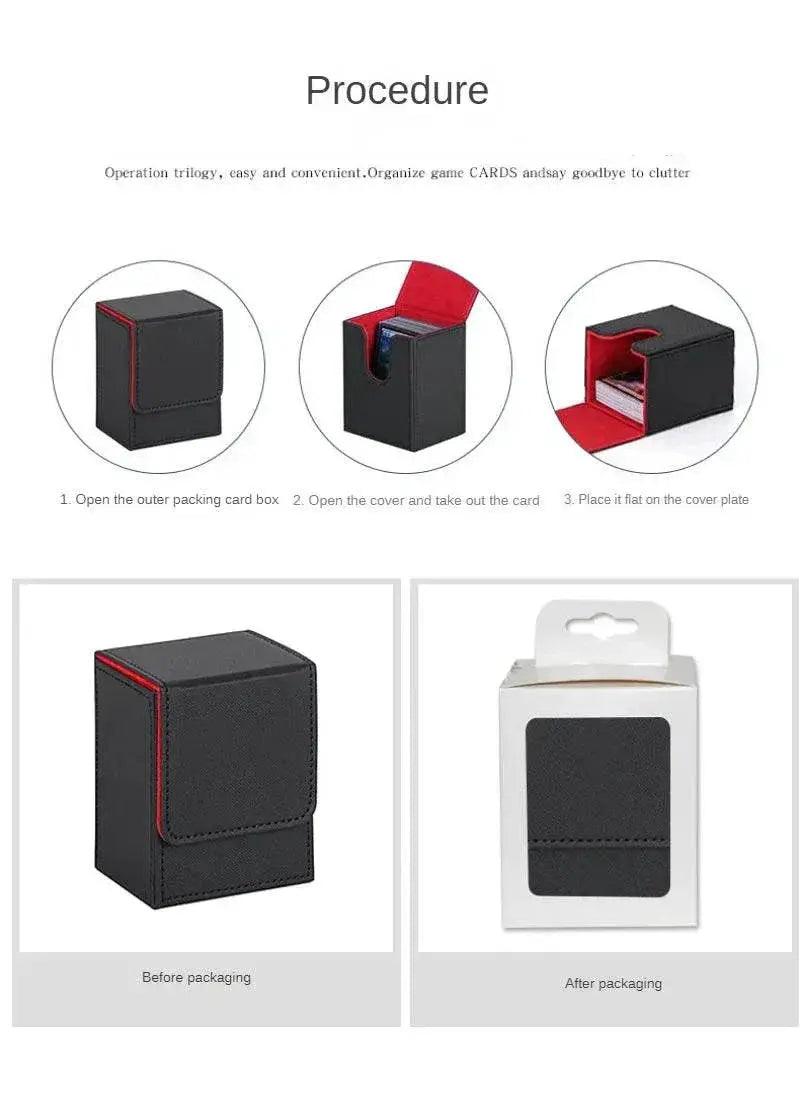  Stylish Premium PU Leather Trading Card Deck Box - RyshePro -  ToylandEU™