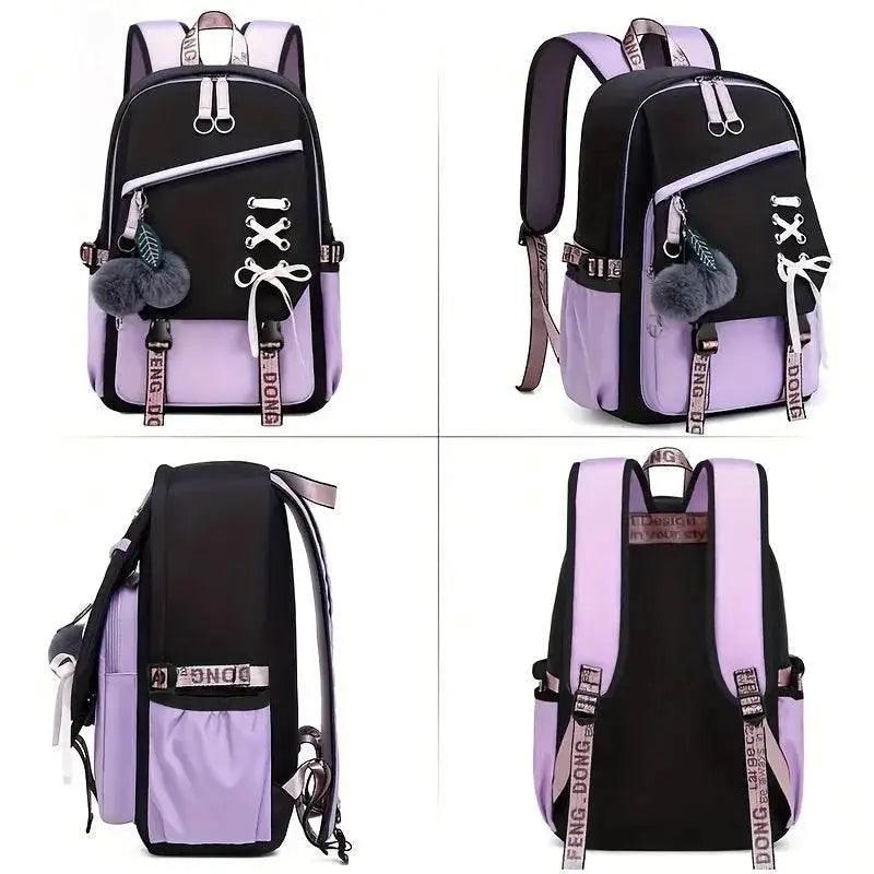  Stylish Splash Proof Schoolbag Backpack 46 Toyland EU -  ToylandEU™